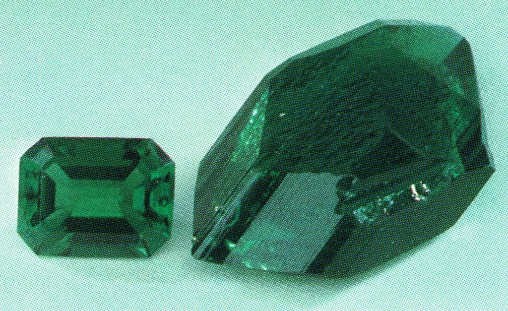 Green Tourmaline + Emerald