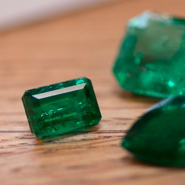 Green Onyx + Emerald