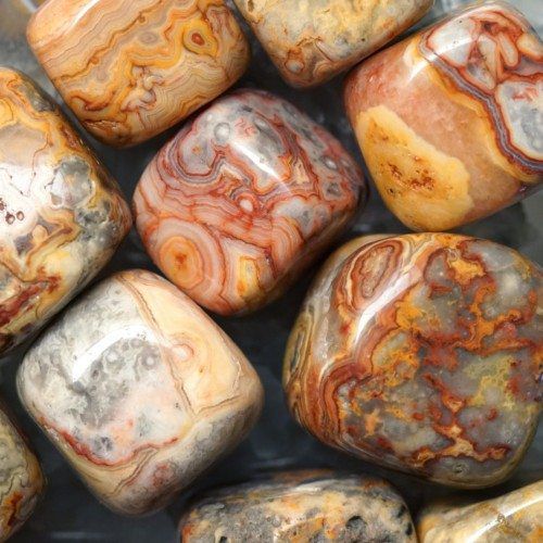 Golden Yellow Topaz
Crazy Lace Agate
